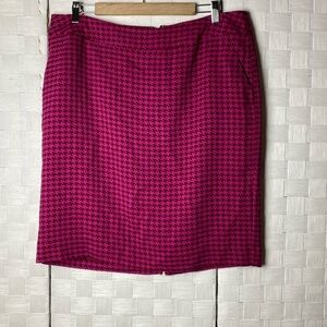 Merona Pink Houndstooth Skirt